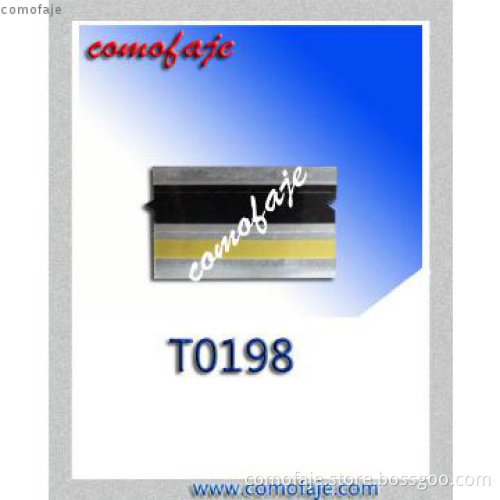 One black and one yellow splice tape with sharp